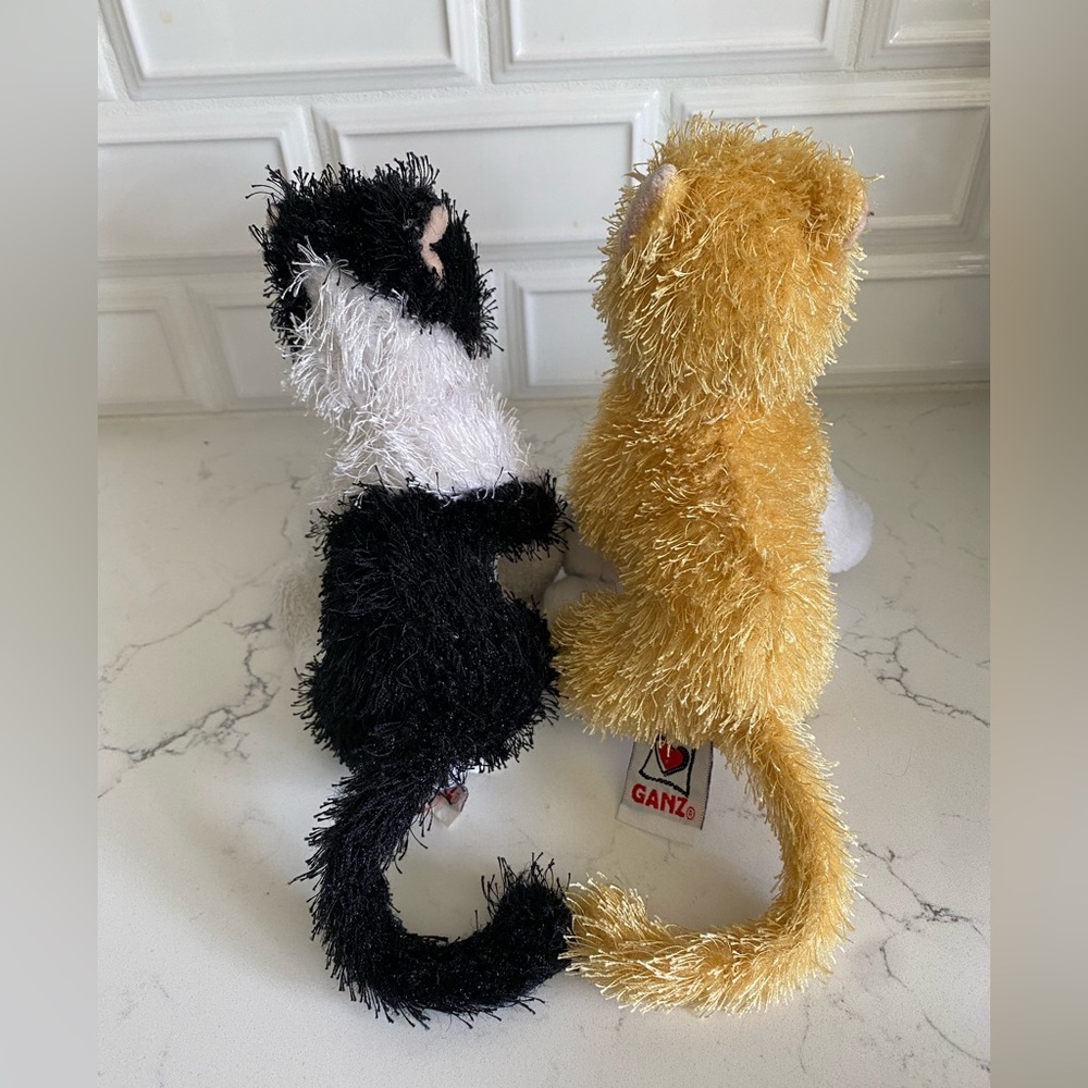 5/$25 Lil Webkinz by Ganz Tuxedo and Orange Cat Lil’ Kinz